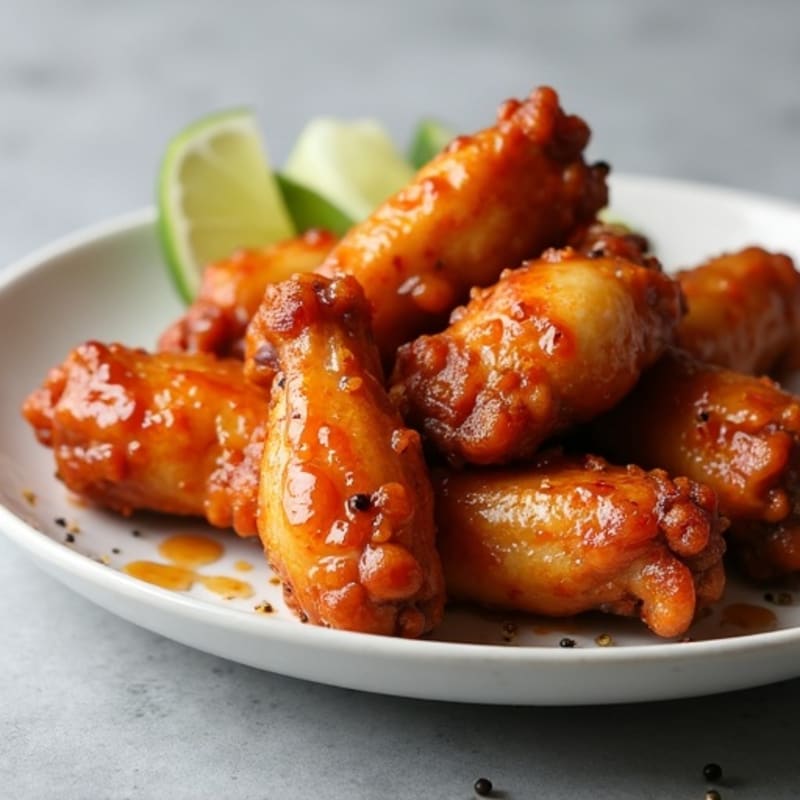 Crispy Honey Glazed Chicken Wings