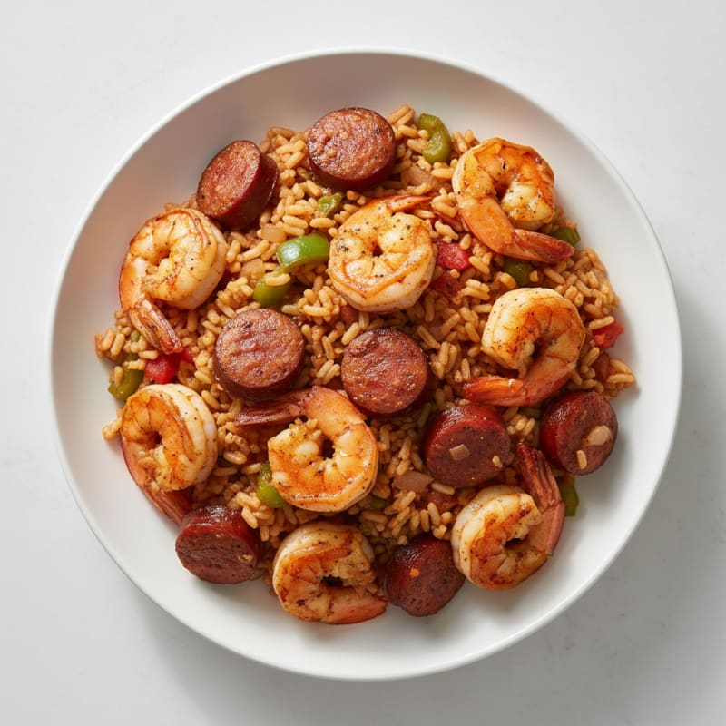 Smoky Andouille Sausage and Shrimp Jambalaya