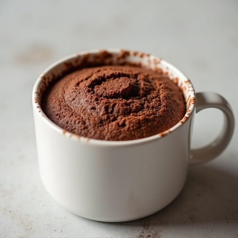 Healthy Chocolate Protein Mug Cake