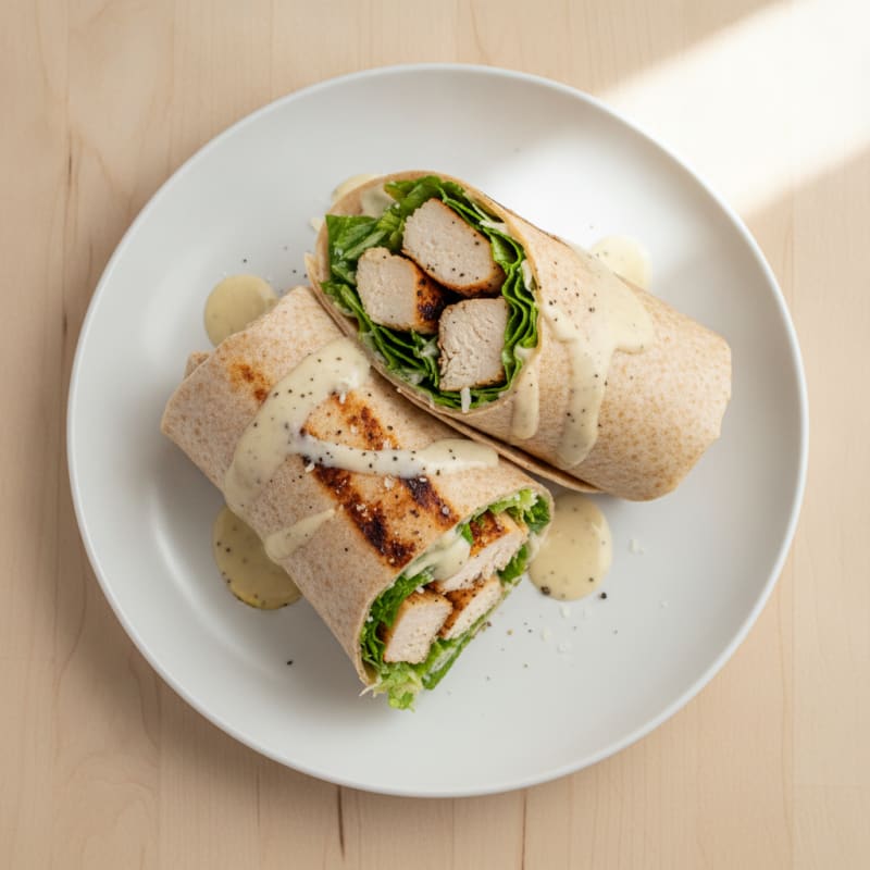 Chicken Caesar Salad Wrap