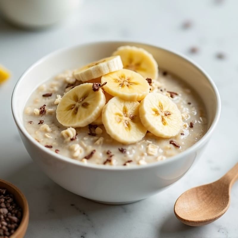 Creamy Banana Kefir Overnight Oats