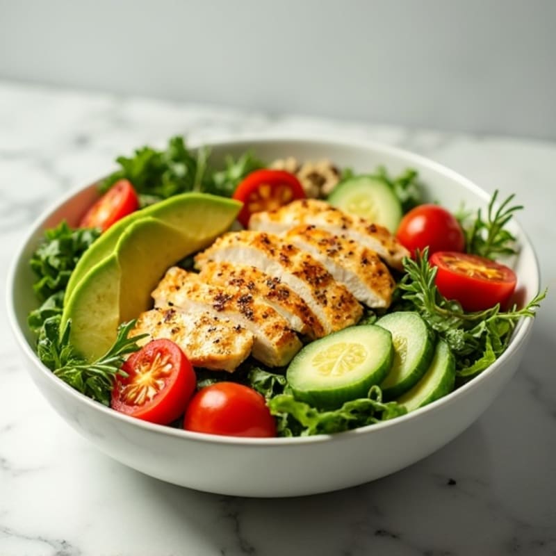 Crisp Avocado Salad Bowl