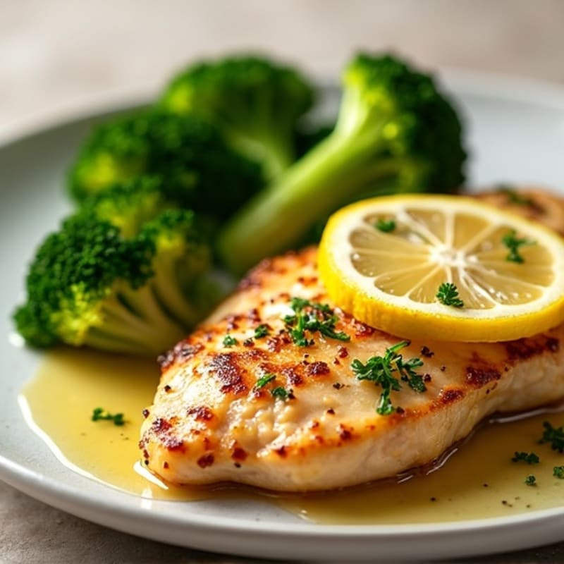 Lemon Garlic Pan Seared Chicken