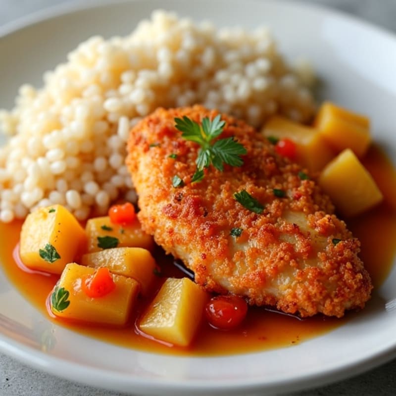 Crispy Baked Sweet and Sour Chicken