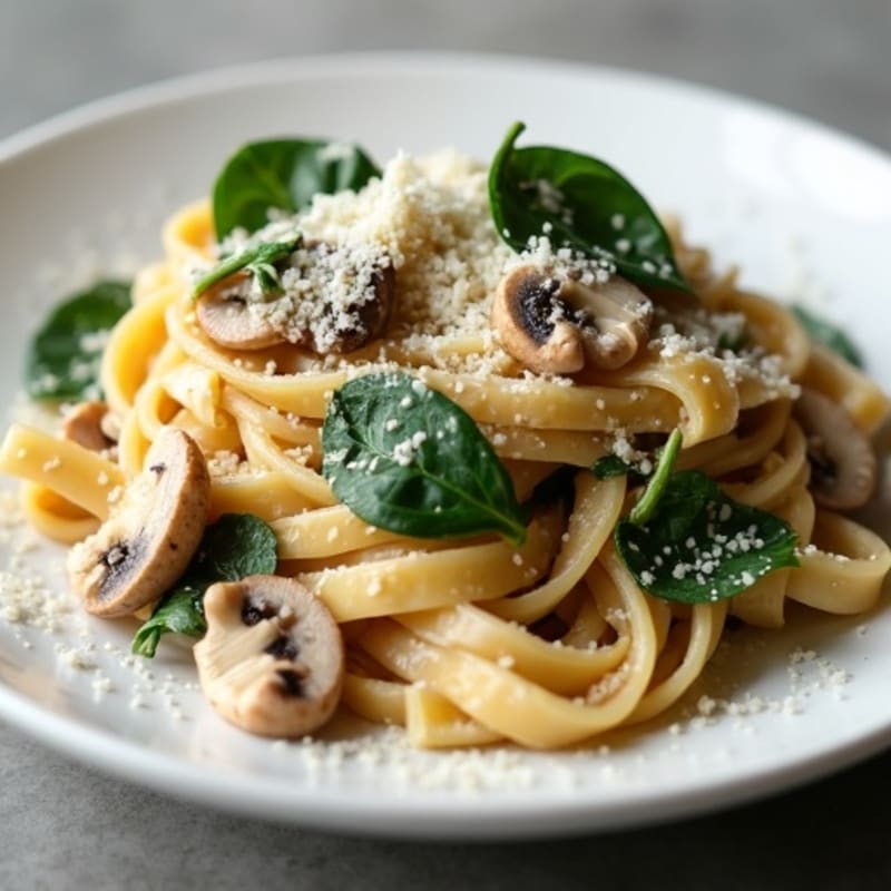 Creamy Truffle Mushroom Pasta