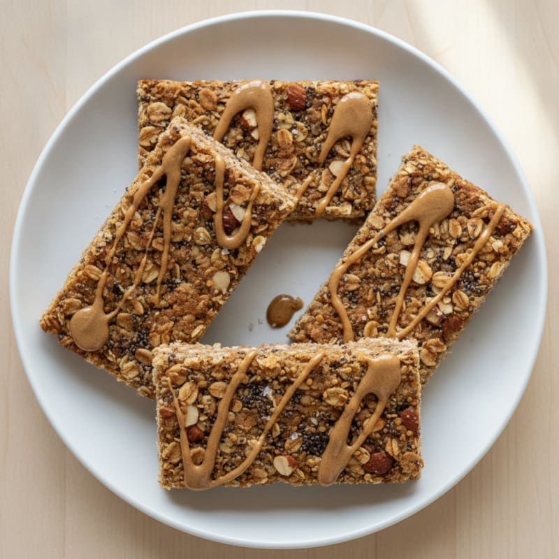 Nutty Seed Protein Granola Bars