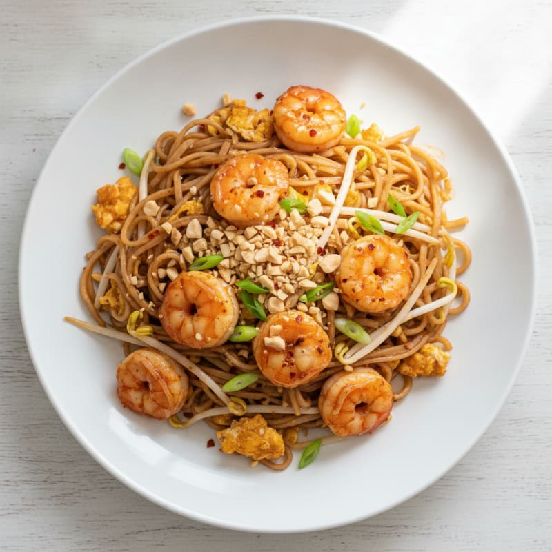 Shrimp Pad Thai Noodles