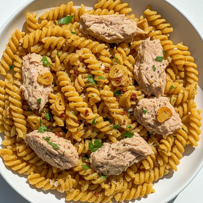 Simple Pantry Pasta with Garlic and Herbs