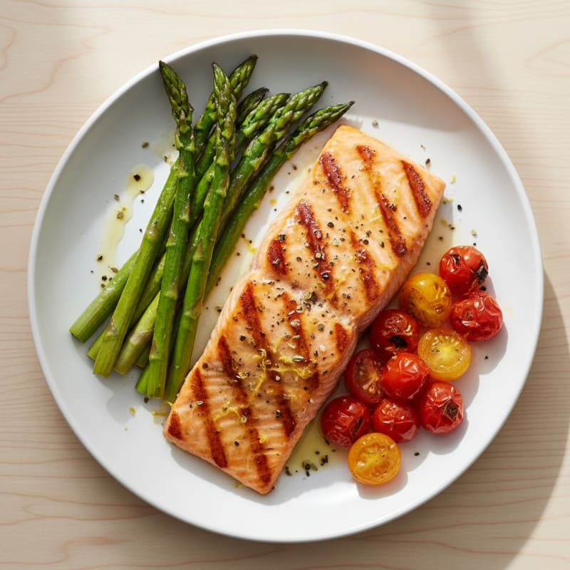 Golden Lemon-Herb Grilled Salmon