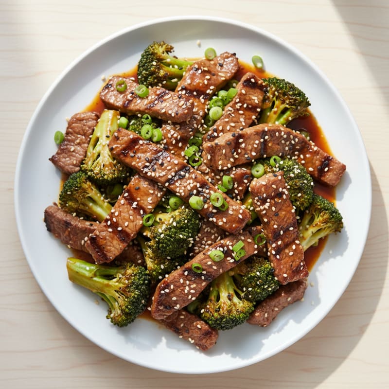 Sesame Beef and Broccoli Stir-Fry