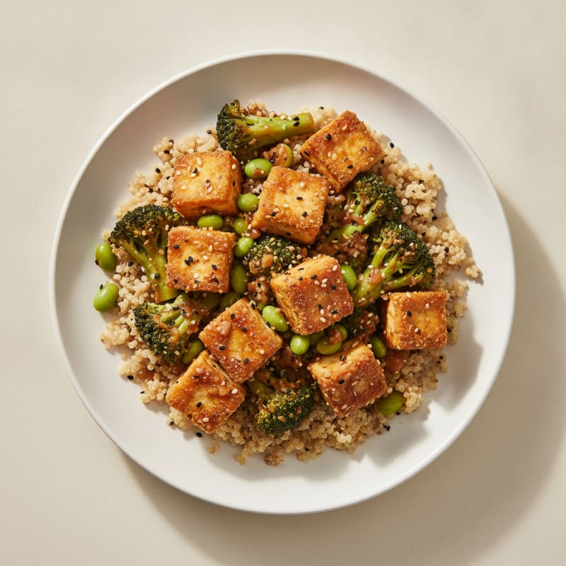 Sesame Tofu Stir-Fry