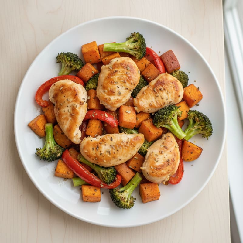 Sheet Pan Lemon Herb Chicken and Veggies