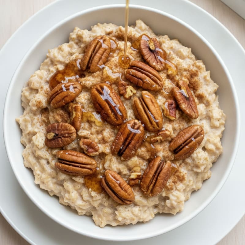Maple Pecan Oatmeal Bowl