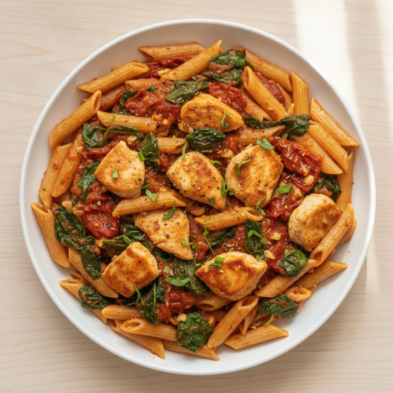 Sun-Dried Tomato Chicken Pasta Skillet