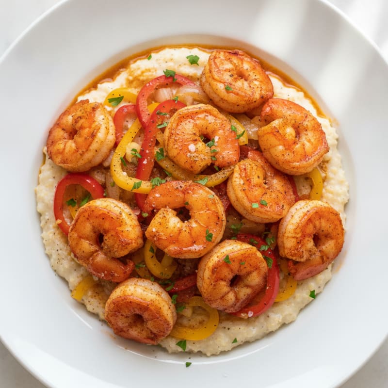 Cajun Shrimp and Grits