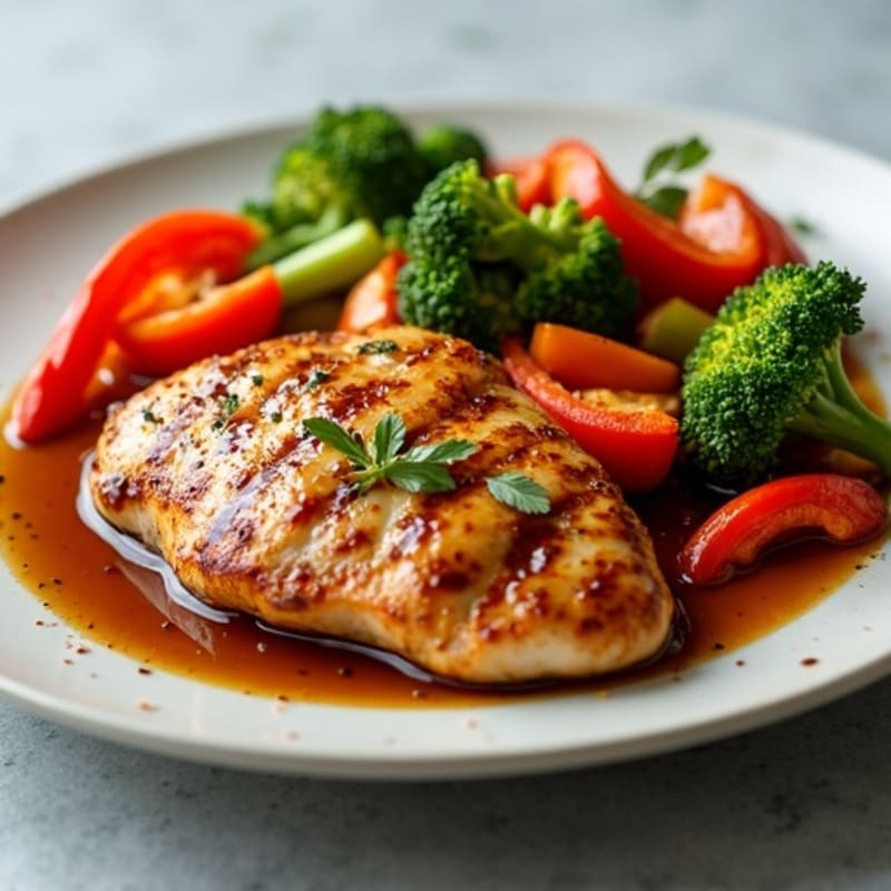 Sheet Pan Teriyaki Chicken with Roasted Vegetables