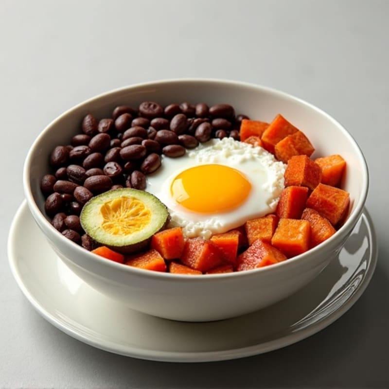 Hearty Black Bean and Roasted Sweet Potato Bowl