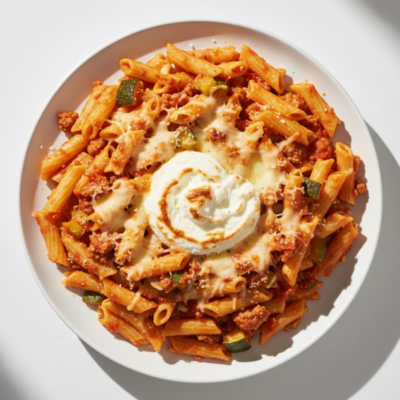 Classic Baked Ziti with Ricotta