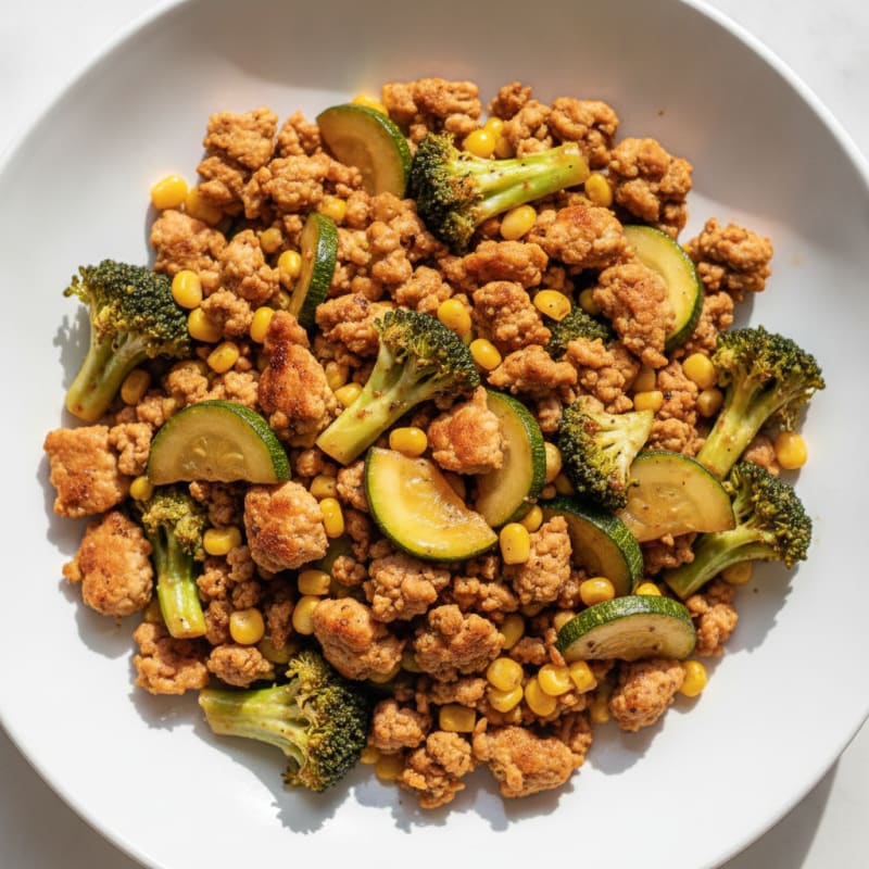 Turkey & Zucchini Stir-Fry
