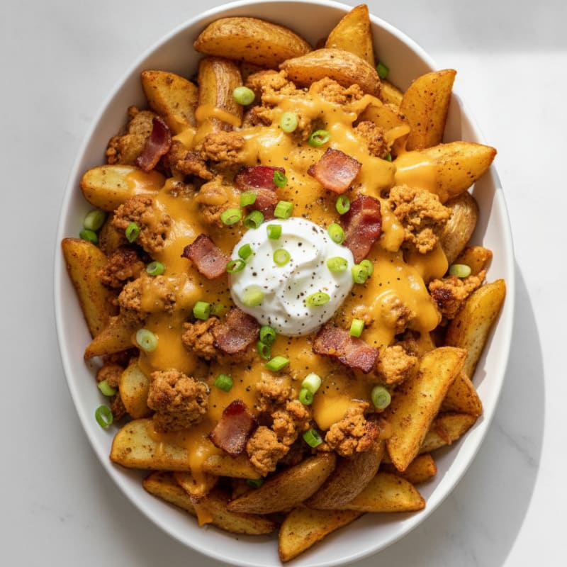 Loaded Bacon Cheddar Fries