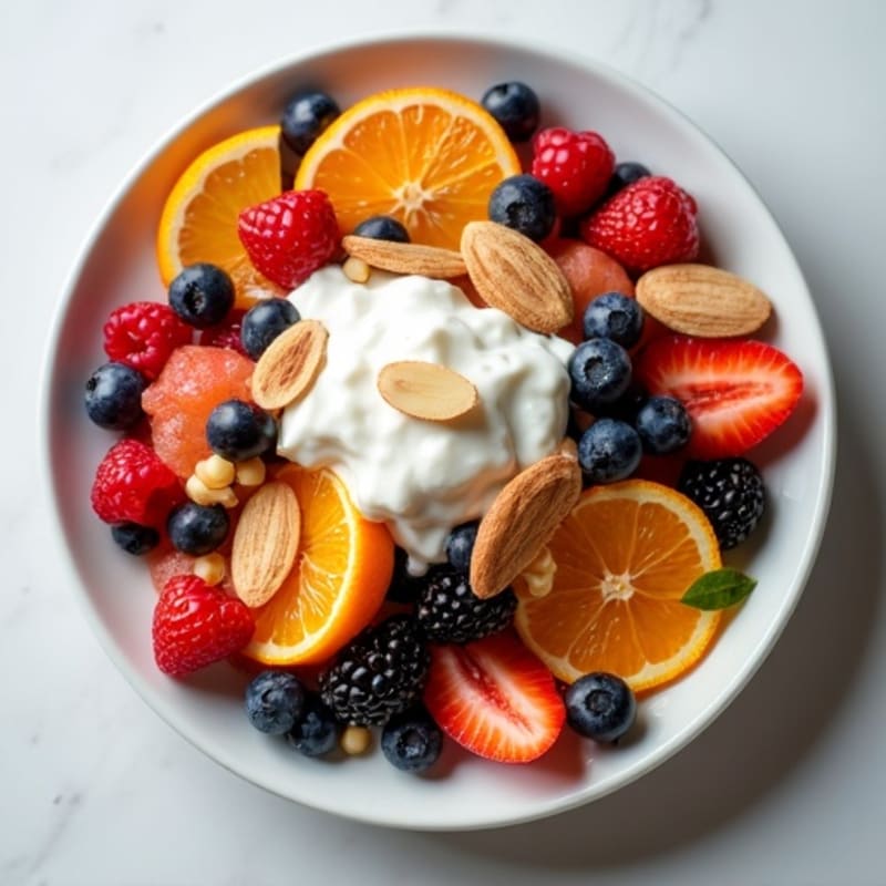 Fresh Berry and Citrus Fruit Salad