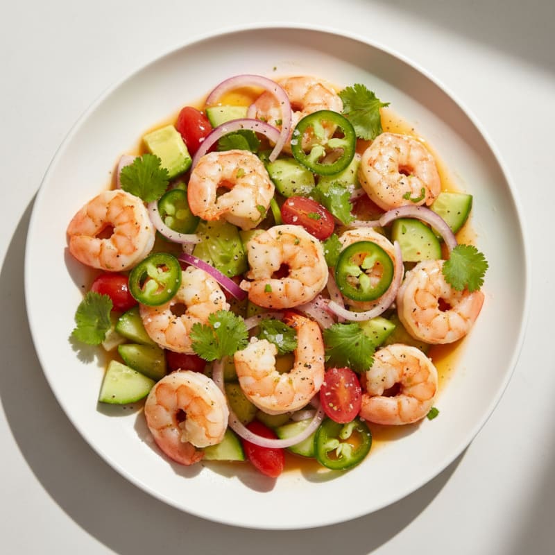 Zesty Chili-Lime Shrimp Ceviche with Avocado