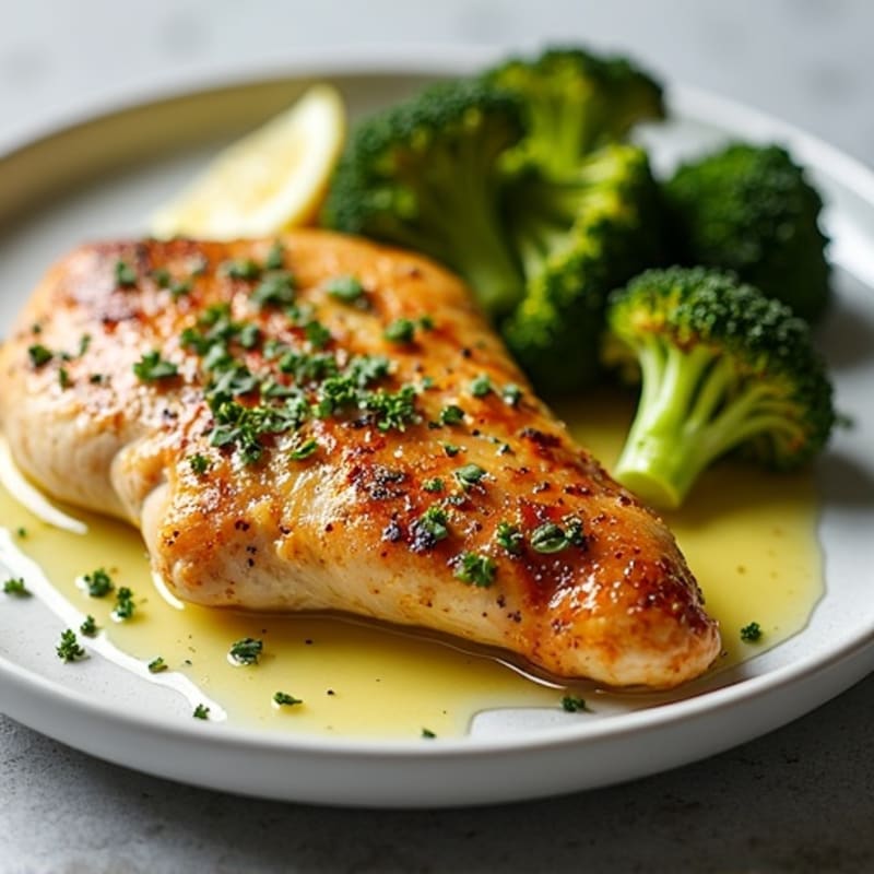 Sheet Pan Lemon Herb Chicken and Crispy Roasted Broccoli