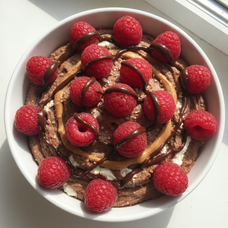 Creamy Cottage Cheese Chocolate Protein Mousse