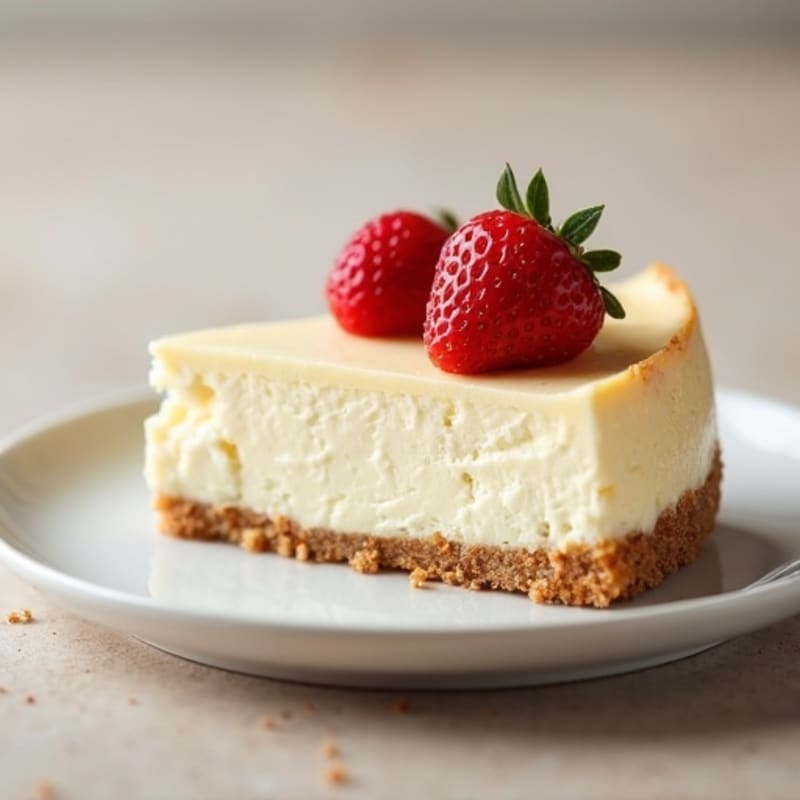 Creamy Greek Yogurt Protein Cheesecake
