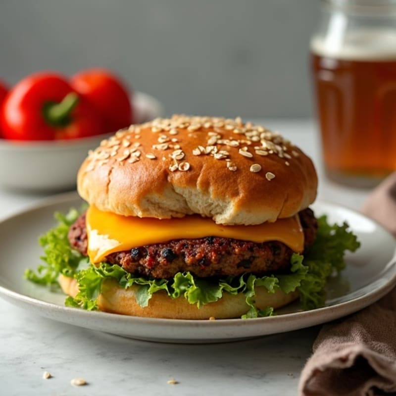 Hearty Smoky Black Bean Burgers