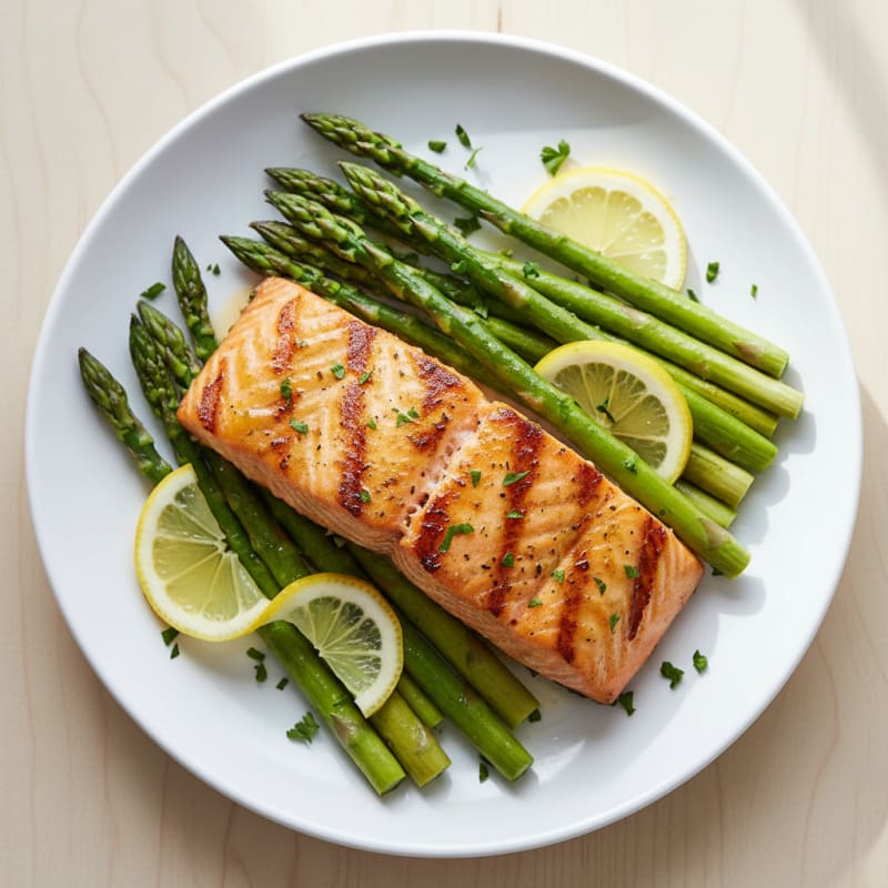 Golden Lemon-Herb Grilled Salmon