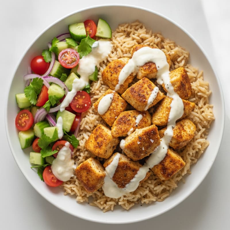 Chicken Shawarma Rice Bowl