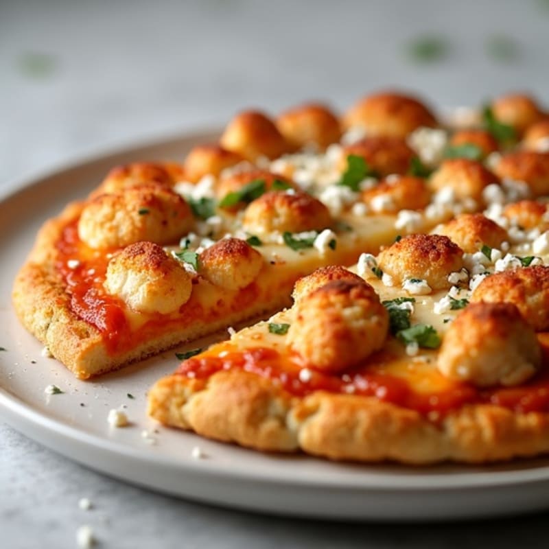 Crispy Buffalo Chicken Pizza