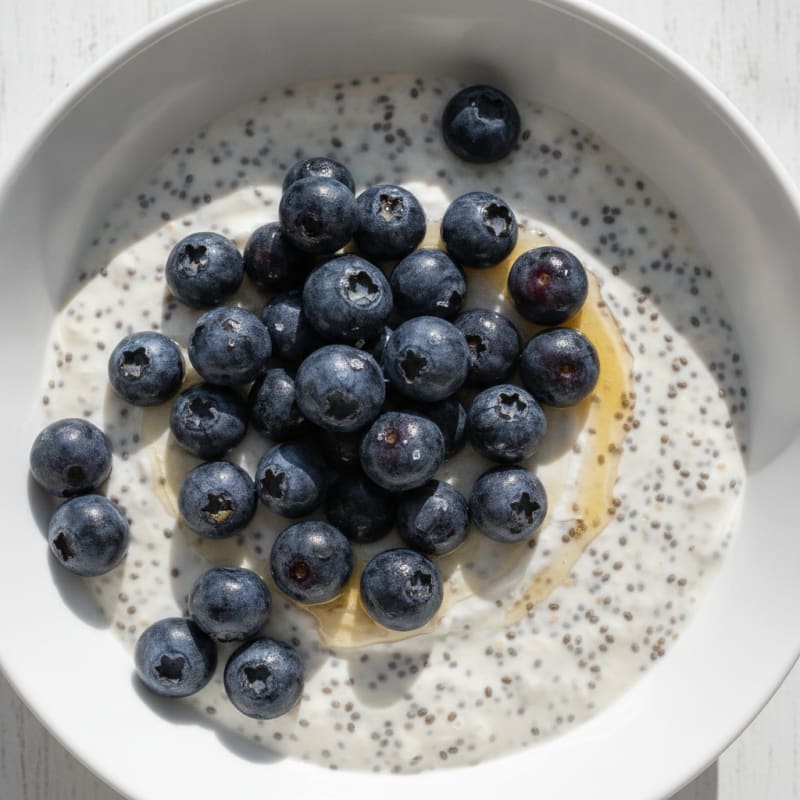 Berry Chia Seed Breakfast Pudding