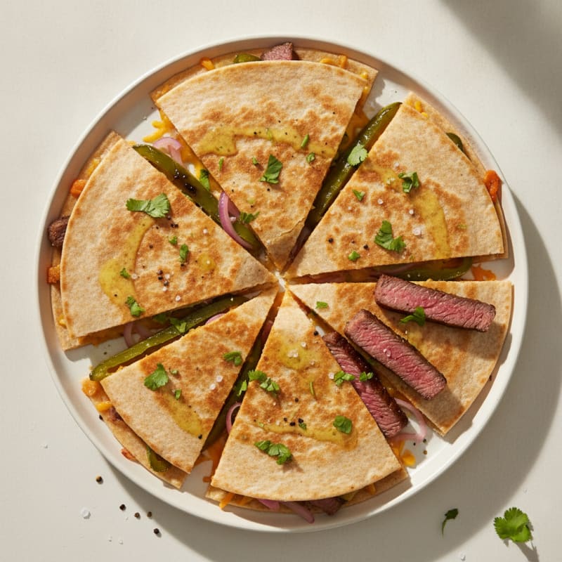 Steak and Poblano Quesadillas