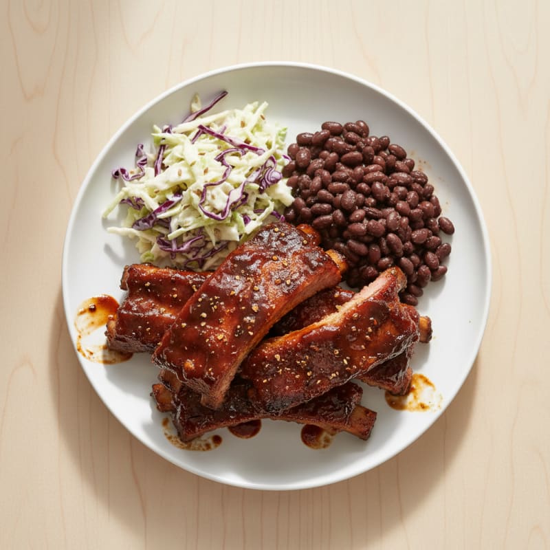 Sticky BBQ Baby Back Ribs