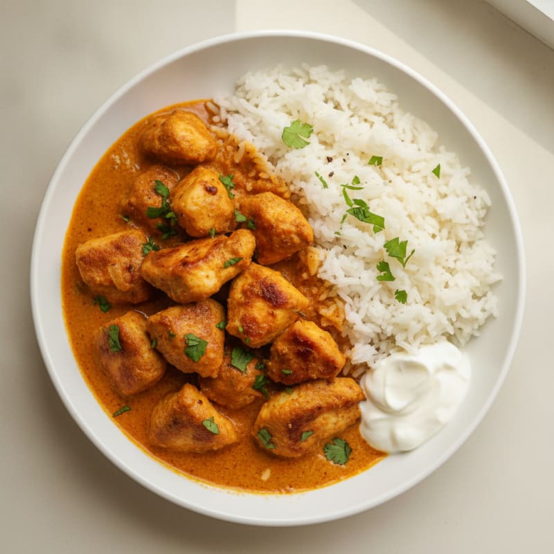 Clean Chicken Tikka Masala with Basmati Rice
