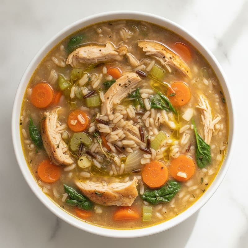 Rotisserie Chicken and Wild Rice Soup