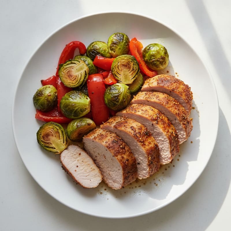 Spiced Pork Tenderloin with Roasted Vegetables