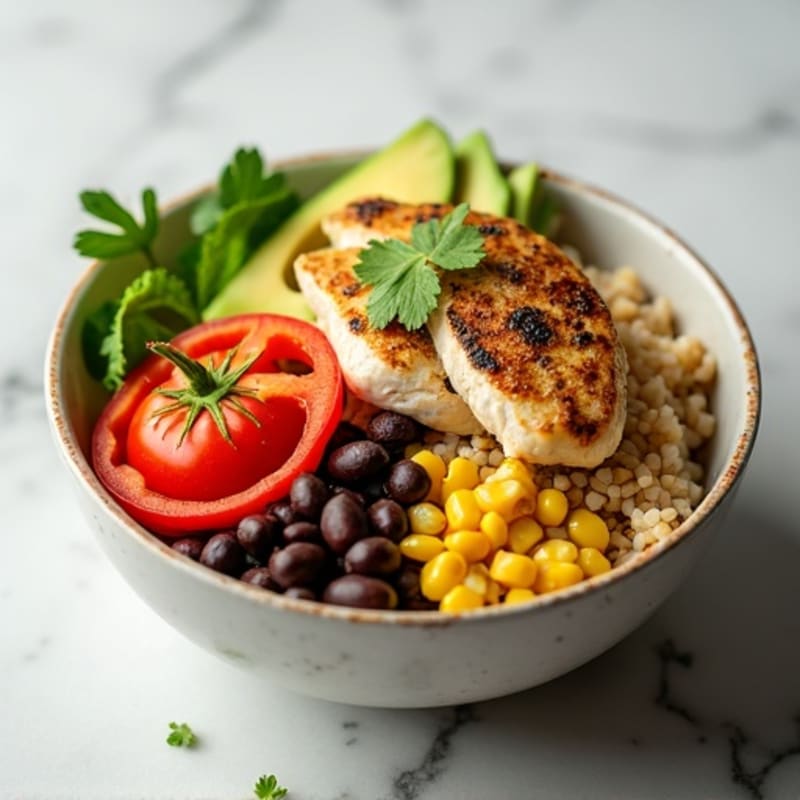 Cilantro-Lime Chicken Burrito Bowl