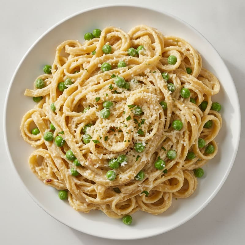 Garlic Parmesan Fettuccine Alfredo