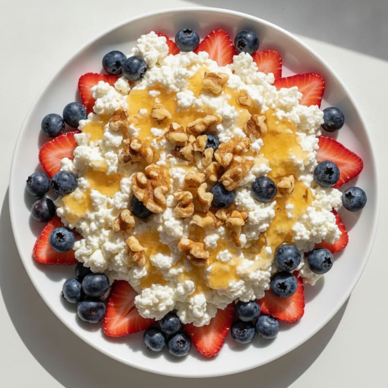 Cottage Cheese and Berry Protein Parfait