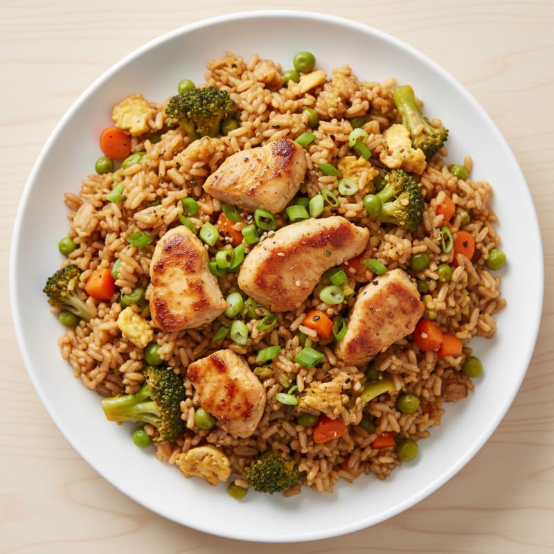 Chicken and Vegetable Fried Rice