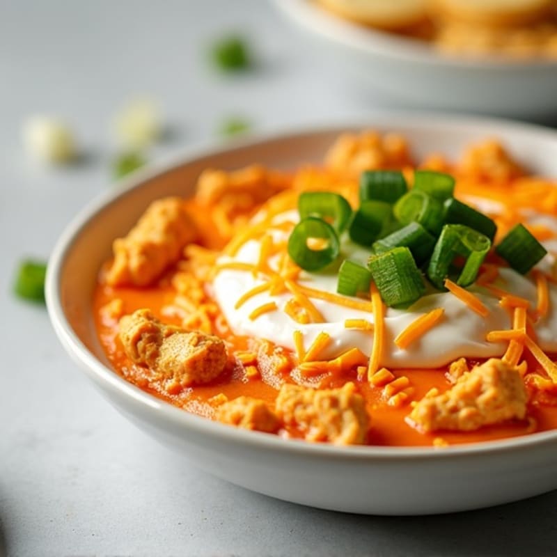 Creamy Greek Yogurt Buffalo Chicken Dip