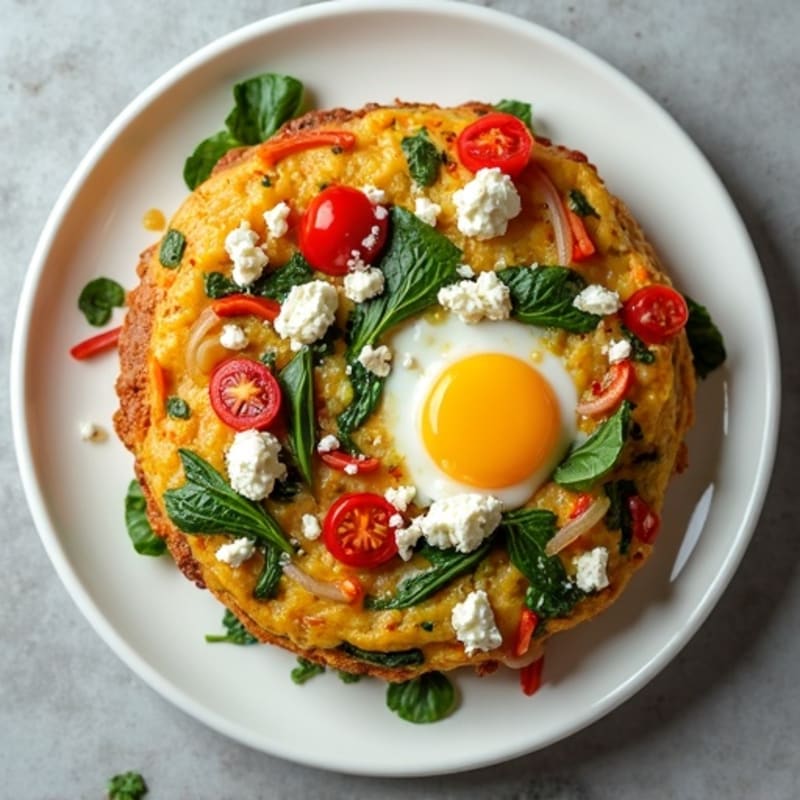 Fluffy Baked Egg and Veggie Frittata