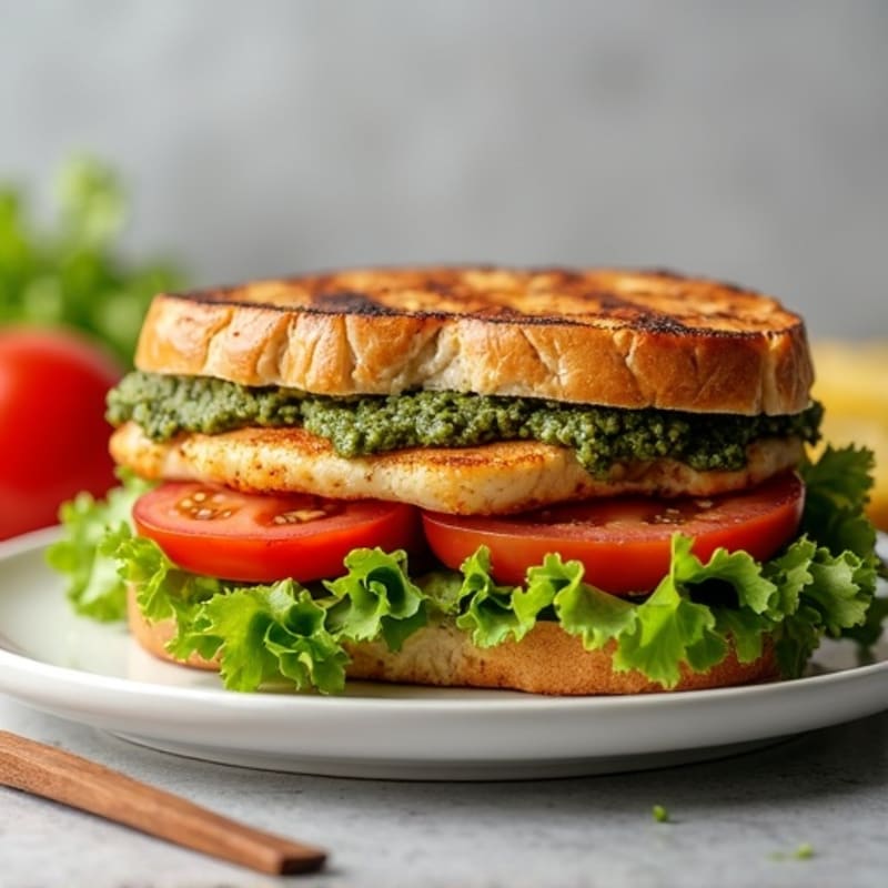 Grilled Pesto Chicken Sandwich