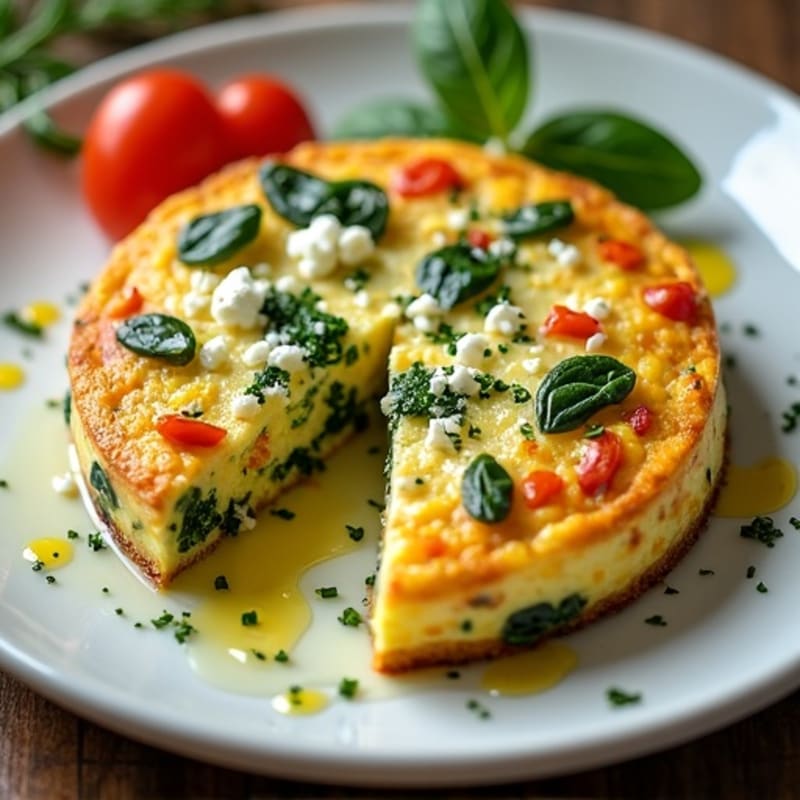 Fluffy Herb-Baked Egg White Frittata