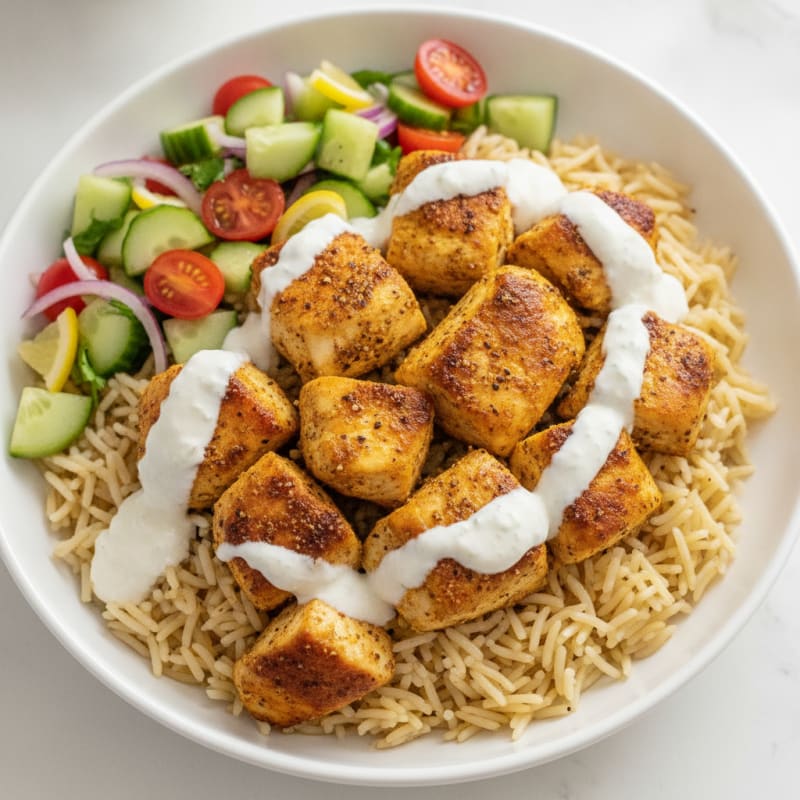 Chicken Shawarma Rice Bowl