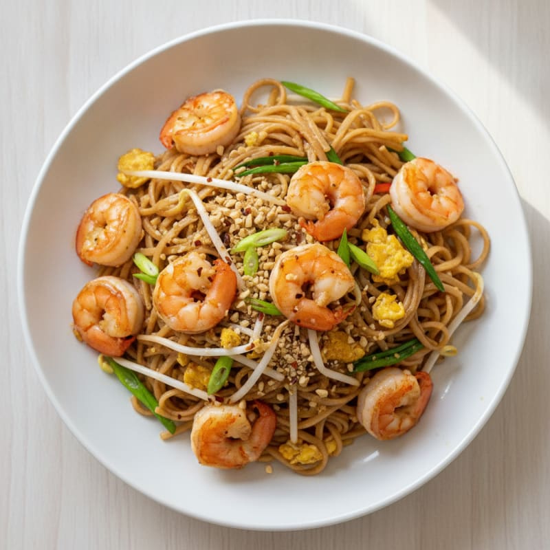 Shrimp Pad Thai Noodles