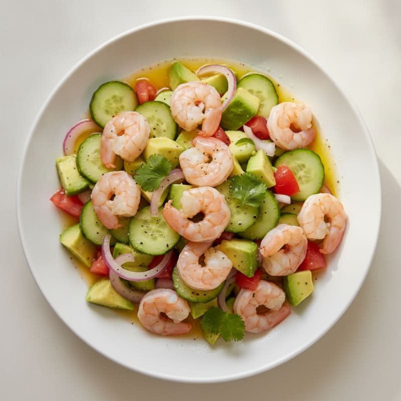 Zesty Shrimp Avocado Ceviche